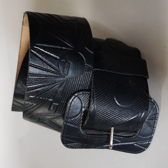 Vintage Accessories - 🇮🇹***Black belt made in Italy